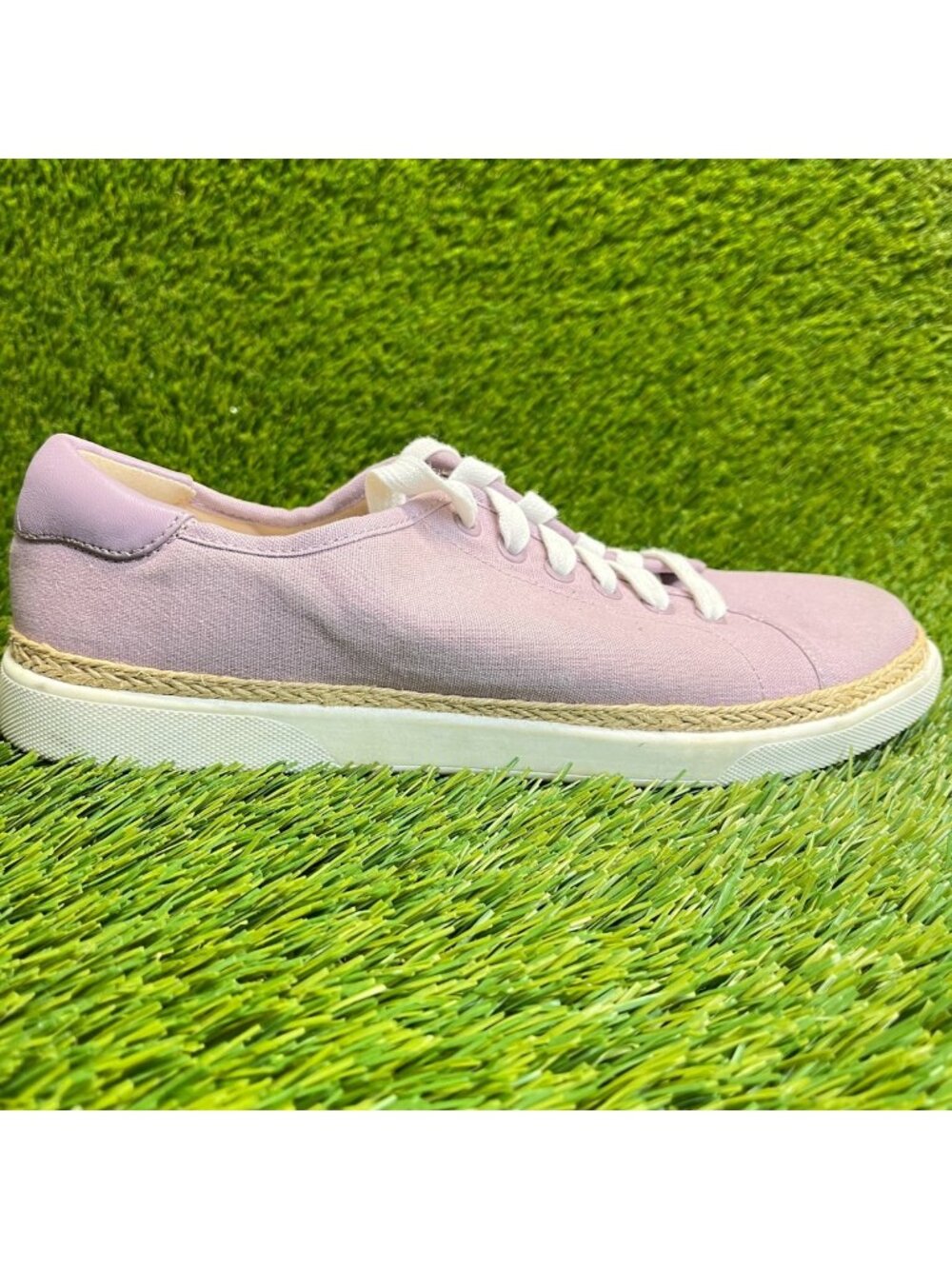 Vionic Hattie Womens Size 9 Pink White Casual Walking Lace Up Shoes Sneakers